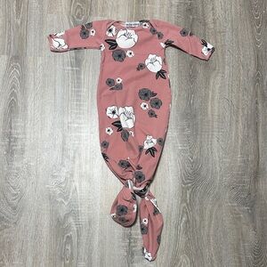The OVer Company Charming Floral Pink Baby Gown